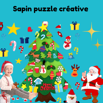 Sapin  Puzzle créative pour  enfant