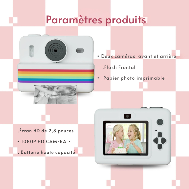 Appareil photo numérique kids