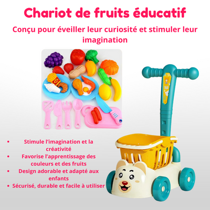 Chariot de Fruits Éducatif - jouet Enfant